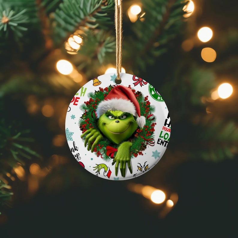 CozyGrin™Grinch Merry Grinchmas 3D Christmas Funny Ornament