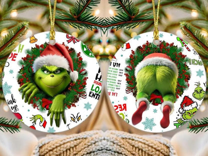 CozyGrin™Grinch Merry Grinchmas 3D Christmas Funny Ornament
